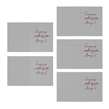 Load image into Gallery viewer, Strawberry Friendship Greeting Cards (5-Pack) — Cute Handwritten Messages