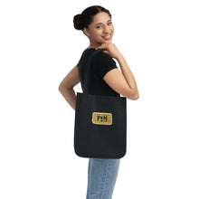 Load image into Gallery viewer, Canvas Tote Bag — Yellow Plaid Patch “PGH” Eco Grocery & Everyday Tote