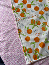 Load image into Gallery viewer, Oh My Darling Minky and Plaid Flannel Blanket