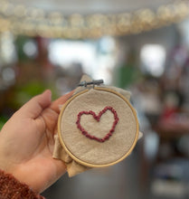 Load image into Gallery viewer, French Knot Hearts Embroidery kit♥️