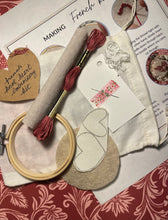 Load image into Gallery viewer, French Knot Hearts Embroidery kit♥️