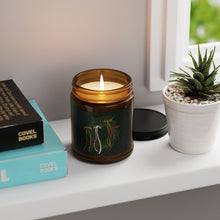 Load image into Gallery viewer, Hand-Poured Scented Soy Candle | Cozy Home Décor, Relaxation Gift, Amber Jar, Eco-Friendly Aroma, Seasonal Decorations