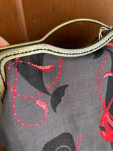 Load image into Gallery viewer, Large Squid + Whale Charley Harper Art Canvas Fabric Backpack Clutch Bag