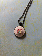 Load image into Gallery viewer, Sunshine and Rainbows Hand Embroidered Necklace