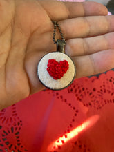 Load image into Gallery viewer, Heart Hand Embroidered Necklace