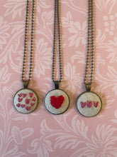 Load image into Gallery viewer, Heart Hand Embroidered Necklace