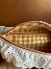 Load image into Gallery viewer, Shabby chic rose Blair Bag with Ruffle accent