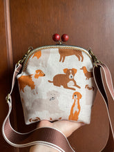 Load image into Gallery viewer, Large kiss clasp Dog Park Crossbody