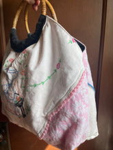 Load image into Gallery viewer, Vintage Embroidered Linens Missy bag
