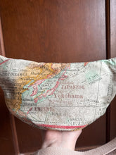 Load image into Gallery viewer, World Map Fabric Sling Bag