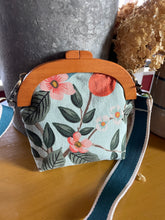 Load image into Gallery viewer, Wooden frame Retro Citrus Rifle Paper Co. Canvas Crossbody Clutch