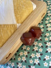 Load image into Gallery viewer, Vintage Quilt Wooden Handle Clutch
