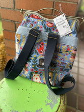 Load image into Gallery viewer, Women’s Large Backpack in Wonderland Fabric