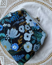 Load image into Gallery viewer, Blue Floral Women’s Clutch