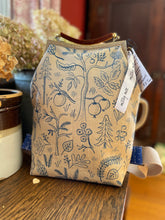 Load image into Gallery viewer, Women’s Backpack Clutch in Rifle Paper Co. Amalfi Canvas