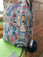 Load image into Gallery viewer, Women’s Large Backpack in Wonderland Fabric