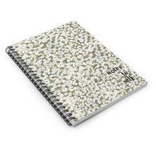 Load image into Gallery viewer, Sweet Tiny Flower Petals Ruled Spiral Notebook
