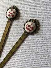 Load image into Gallery viewer, Lots of Love Metal Bronze Book Mark
