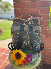 Load image into Gallery viewer, Large Floral Backpack Clutch Bag
