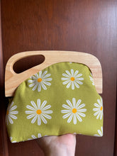 Load image into Gallery viewer, Hello Daisy Wooden frame clutch
