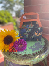 Load image into Gallery viewer, Small English Garden Wooden Handled  Clutch
