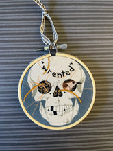 Load image into Gallery viewer, “Wrented” hand stitched  Embroidery Hoops
