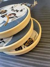 Load image into Gallery viewer, “Wrented” hand stitched  Embroidery Hoops
