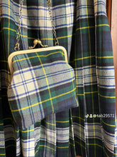 Load image into Gallery viewer, Scottish Tweed Plaid Clutch Bag made from a Scottish kilt
