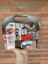 Load image into Gallery viewer, Black Wooden Handle Retro Style Halloween Clutch
