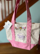 Load image into Gallery viewer, Hand embroidered spring mini tote bag
