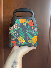 Load image into Gallery viewer, Small wooden handled Clutch bag
