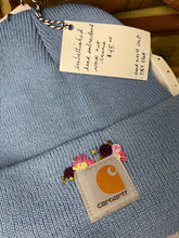 Load image into Gallery viewer, Hand Embroidered Embellishments on Work Beanies

