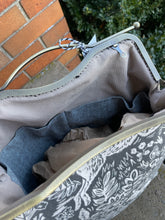 Load image into Gallery viewer, Large Rifle Paper Co. Canvas Clutch Bag Backpack
