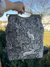 Load image into Gallery viewer, Large Rifle Paper Co. Canvas Clutch Bag Backpack
