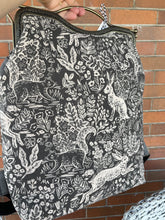 Load image into Gallery viewer, Large Rifle Paper Co. Canvas Clutch Bag Backpack
