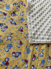 Load image into Gallery viewer, Nursery Rhyme Cotton/Minky Blanket
