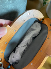 Load image into Gallery viewer, Wooden frame Retro Citrus Rifle Paper Co. Canvas Crossbody Clutch

