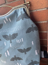 Load image into Gallery viewer, Large women’s Backpack- Art Gallery Fabric Canvas Birds
