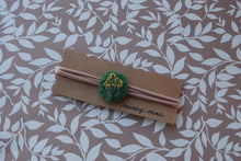Load image into Gallery viewer, Hand Embroidered Acorn Felt Headband
