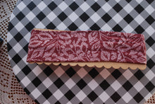 Load image into Gallery viewer, Stretch Fabric Headband sizes Newborn-age 1 maroon red varieties
