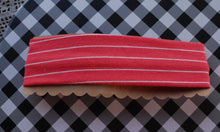Load image into Gallery viewer, Stretch Fabric Headband Size newborn-age 1 pink stripe varieties

