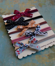 Load image into Gallery viewer, Bias Tape Bow Headband SET of 5
