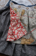 Load image into Gallery viewer, Hazel Skirt Size 5 with Reversible/Removable Apron
