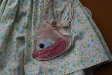 Load image into Gallery viewer, Hazel Skirt Size 4 Floral print with detailed Bunny front pocket
