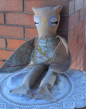 Load image into Gallery viewer, Atlas Owl Linen Doll
