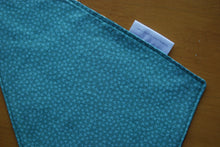 Load image into Gallery viewer, Multiple Size: Blue Floral Dog Bandanna
