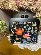Load image into Gallery viewer, Black Floral Clutch Bag

