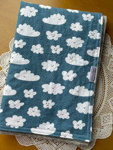 Load image into Gallery viewer, Happy Clouds Flannel and Minky Blanket
