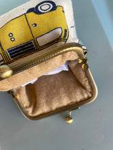 Load image into Gallery viewer, Yellow Bus Coin Purse (yellow stitching)
