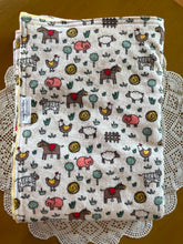 Load image into Gallery viewer, Farm Flannel and Minky Blanket
